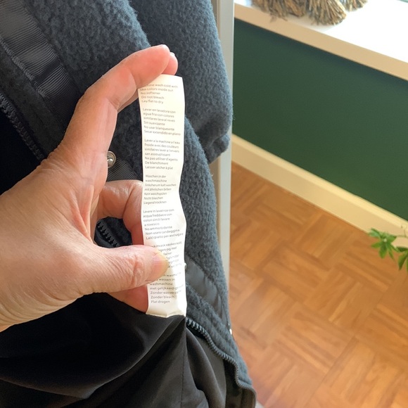 Fabletics Fleece Grey Charcoal Long Jacket Coat Size M new have tag - Picture 7 of 7